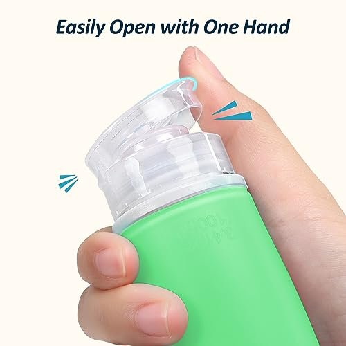 PACKISM TSA Approved Toiletry Bottles - 6 Pack Leak Proof 3.4oz Silicone Travel ... - Image 6