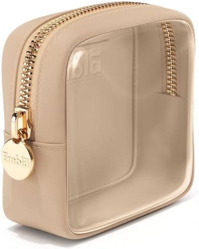 Embla Clear Cosmetic Bag Makeup Bag, Clear Zipper Pouch Cosmetics Bags Cute Wome... - Image 2