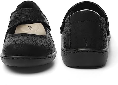 Women's Classic Comfort Mary Jane Flats Fashion Casual Dress Shoes Cute Closed T... - Image 9