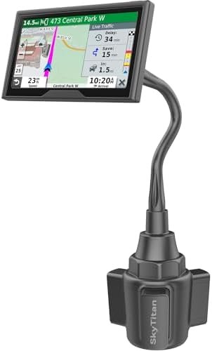 for Garmin GPS Car Mount Cup Holder Replacement 17mm Ball Mount with Adjustable ... - Image 9