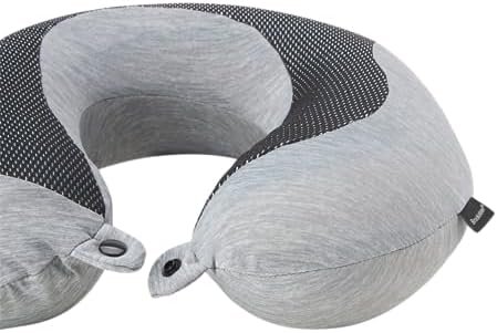 Brookstone Cool Touch Memory Foam Head and Neck Travel Pillow for Vacations, Air... - Image 6