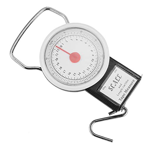 Portable Luggage Travel Scale Hanging Suitcase Hook 22kg 50lb Measuring Tape - Image 6