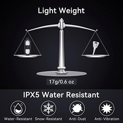 Clip on Flashlight, Running Light for Runners Rechargeable Safety Lights for Wal... - Image 5