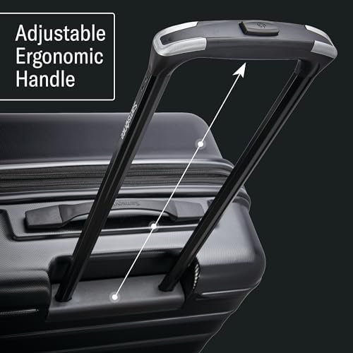 Samsonite Omni 2 Hardside Expandable Luggage with Duel Spinner Wheels, Midnight ... - Image 4