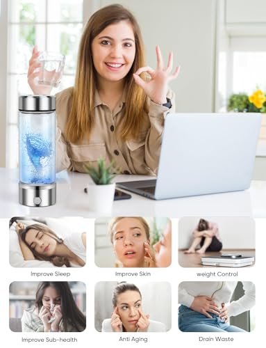 Pro Hydrogen Water Bottle - Portable Rechargeable Hydrogen Water Ionizer Machine... - Image 5