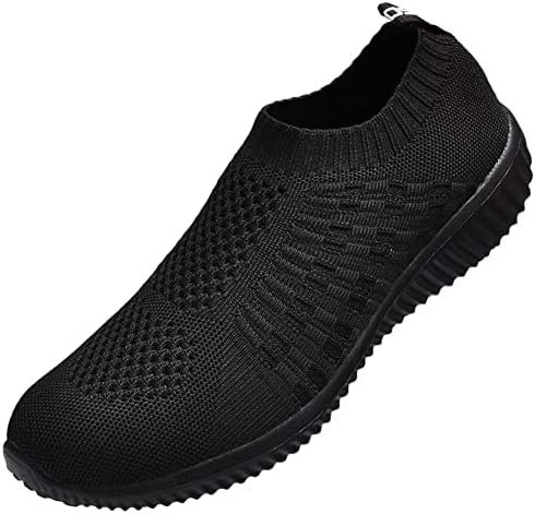 konhill Women's Slip On Walking Shoes Breathable Mesh Sneakers Work Casual Tenni... - Image 3