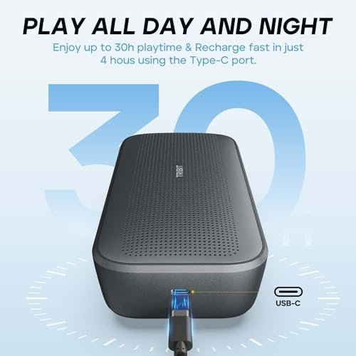 Tribit StormBox Flow Bluetooth Speaker, Portable Speaker with XBass, 30H Playtim... - Image 4