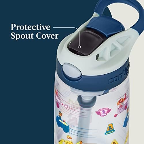 Contigo Paw Patrol Kids 14oz Plastic Water Bottles, Aubrey Design with Spill-Pro... - Image 6