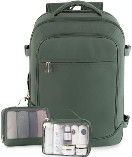 Carry on Backpack, Flight-approved Backpack for Traveling, 40L Personal Item Tra... - Image 3