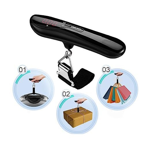 TENDYCOCO Portable Hanging Scale Portable Scales for Body Weight Luggage Scales ... - Image 2