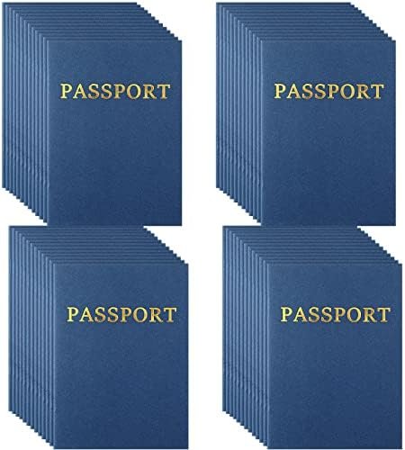 Lewtemi 100 Pcs Blank Passport Notebook Bulk Kids Passport Party Favor Fake Pass... - Image 2