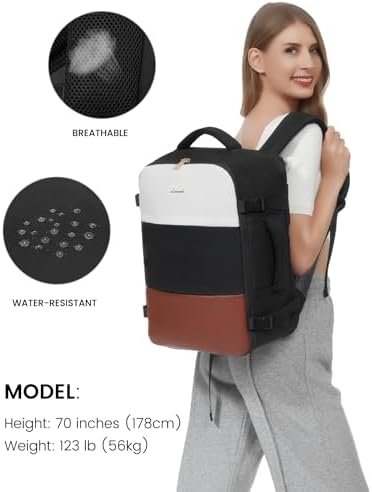 LOVEVOOK Travel Backpack For Women, 40L Travel Back pack Carry On Backpack For A... - Image 8