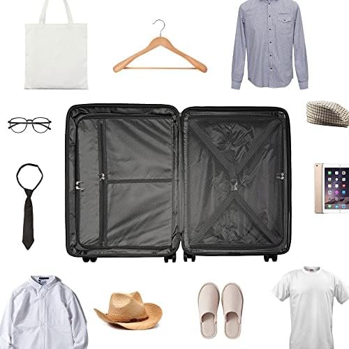 PP material Expandable Carry On Luggage Airline Approved, 20 Inch Hardside Carry... - Image 9