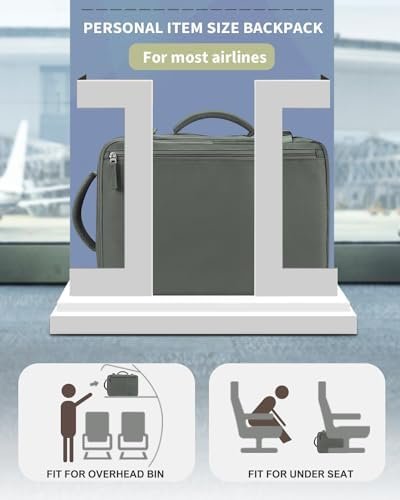 INC Travel Backpack For Women Men, 35L Carry On Backpack Flight Approved, Waterp... - Image 6