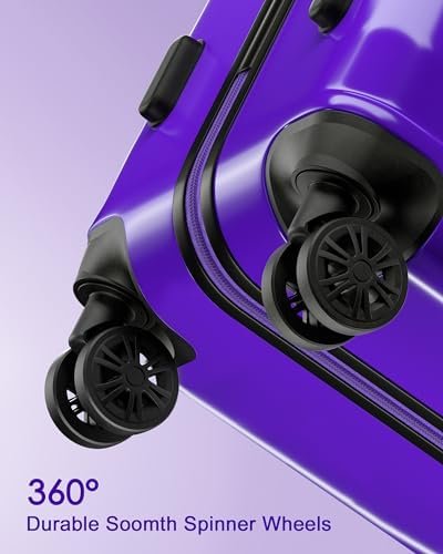 Suitour Luggage Set of 3,Hard Case Lightweight Luggage Sets with Spinner Wheels ... - Image 7