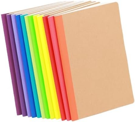 12 Pack Composition Notebooks Lined Journal Bulk Writing Diary Planner with Thic... - Image 2