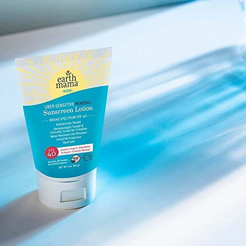 Earth Mama Uber-Sensitive Mineral Sunscreen Lotion SPF 40 | Reef Safe, Non-Nano ... - Image 10