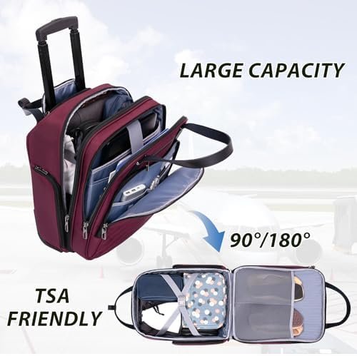 VANKEAN Carry On Underseat 16-inch Multi-functional Underseater Lightweight Over... - Image 7