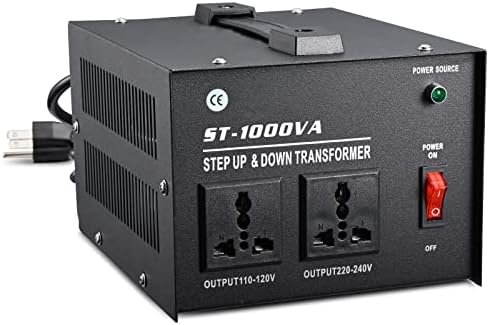 1000 Watt Voltage Transformer- Step Up and Down- Circuit Breaker Protection Univ... - Image 2