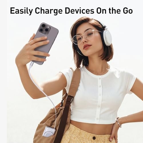 iWALK Reel Power Bank Built-in 2.3ft Retractable Cable, 10,000mAh PD 30W Fast Ch... - Image 7