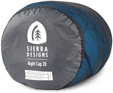 Sierra Designs Night Cap 20-20 Degree Zipperless Sleeping Bag with 100% Recycled... - Image 8