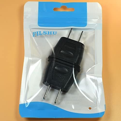 Socket Plug Adapter Europe EU Euro to US Travel Charger AC Power Converter 2PCS(... - Image 6