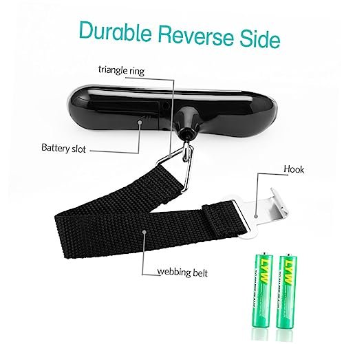 TENDYCOCO Portable Hanging Scale Portable Scales for Body Weight Luggage Scales ... - Image 4