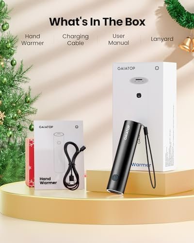 Gaiatop Hand Warmers Rechargeable, Electric Portable Pocket Heater Rechargeable ... - Image 7