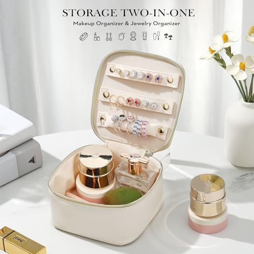 Parima Travel Jewelry Case Organizer - Initial Jewelry Case, Personalized Gifts ... - Image 4
