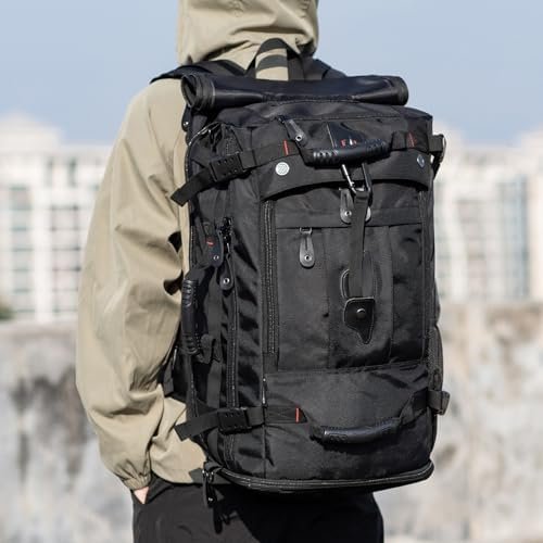 Travel Backpack Carry On Backpack Durable Convertible Duffle Bag Fit for 15.6 In... - Image 7