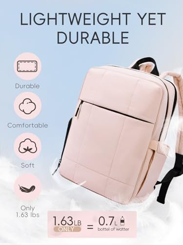 CLUCI Lightweight Travel Backpack Carry on Flight Approved, Puffy Gym Backpack w... - Image 3