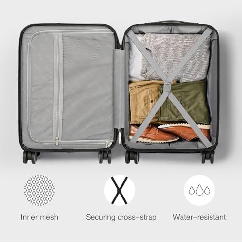 FOCHIER Carry On Luggage 22x14x9 Airline Approved with Front Compartment & USB P... - Image 7