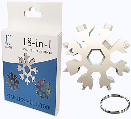CASIMR Snowflake Multi Tool, Unique Stocking Stuffers for Women Men Kids Adults ... - Image 2