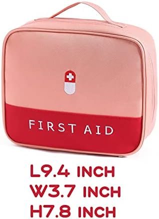 Travel Medicine Bag, Medicine Bottle Organizer Med Emergency Bag, First Aid Bags... - Image 3
