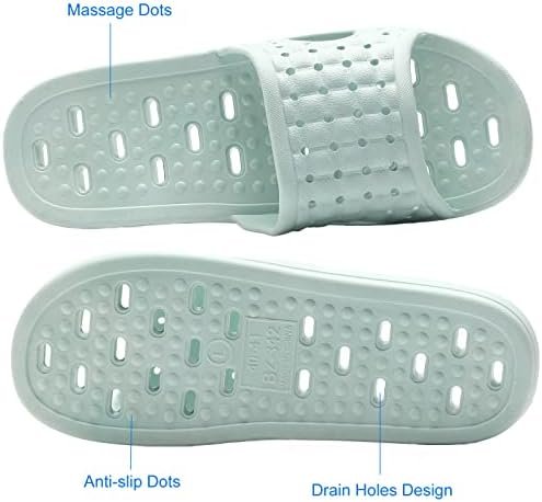 Shower Shoes Quick Dry Non-Slip Bathroom Slippers for Men Women Dorm Home Slides - Image 6