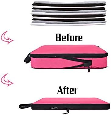 YZAOLL Compression Packing Cubes for Travel Expandable Packing Organizers 3pcs S... - Image 4