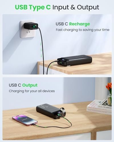 Power Bank Fast Charging 50000mAh - 22.5W Portable Charger USB C Quick Charge wi... - Image 7