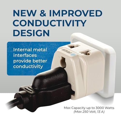 OREI USA to UK, UAE, Hong Kong & More (Type G) Travel Adapter Plug - 2 in 1 - CE... - Image 9