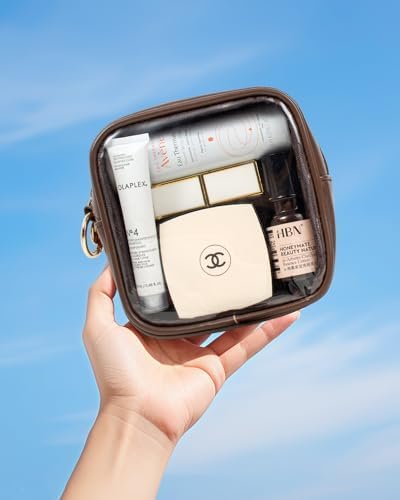 LETGO Small Cosmetic Bag for Purse Mini Makeup Bag for School Cute Clear Make Up... - Image 5