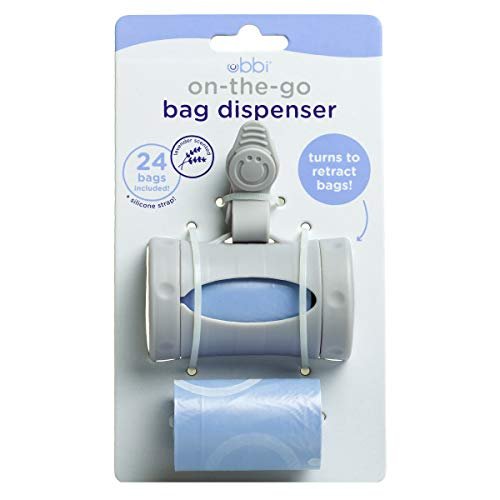 Ubbi Retractable On the Go Bag Dispenser for Travel, Diaper Bag Accessory Must H... - Image 3