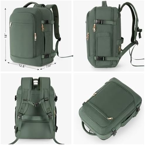 Carry on Backpack, Flight-approved Backpack for Traveling, 40L Personal Item Tra... - Image 4