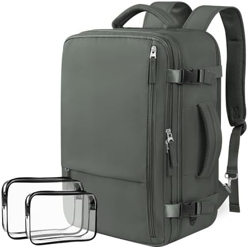 INC Travel Backpack For Women Men, 35L Carry On Backpack Flight Approved, Waterp... - Image 2