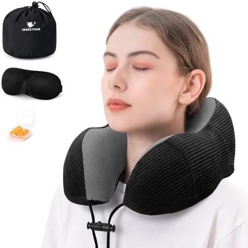 Travel Pillow for Airplane Memory Foam Neck Pillow, Soft & Support Travel Pillow... - Image 2