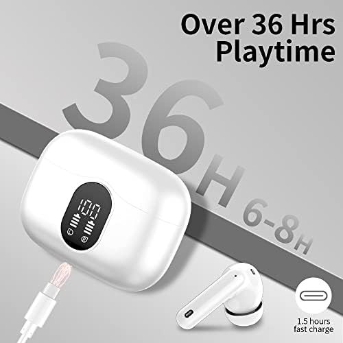 Wireless Earbuds Bluetooth 5.3 Headphones Bass Stereo Ear Buds with Noise Cancel... - Image 8