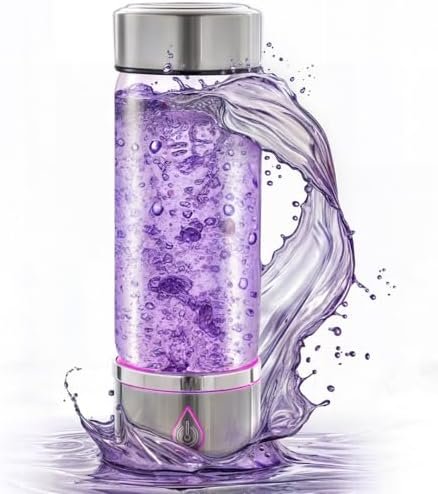 H3O Hydrogen Water Bottle - Hydrogen-Infused Water Machine with Built-in Purple ... - Image 2