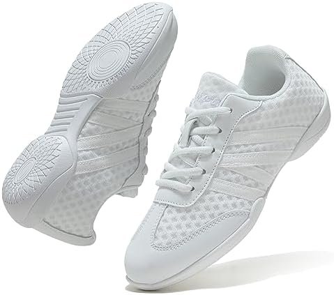 White Cheer Shoes for Girls Womens cheer shoes Youth girls Cheerleading shoes Co... - Image 4