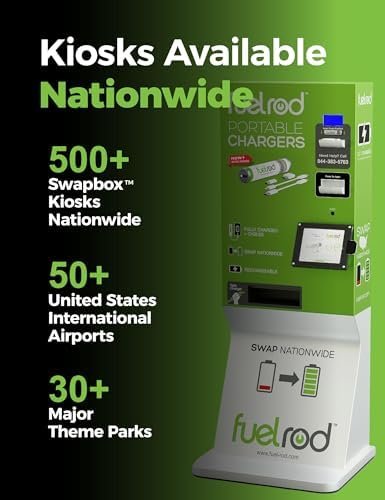 FuelRod USB-C Portable Charger Kit - Pack of 2 - Includes All Cables & Adapters ... - Image 8