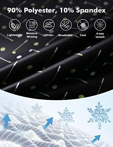 Hodaweisolp Golf Shirts for Men Dry Fit Print Moisture Wicking Performance Short... - Image 5
