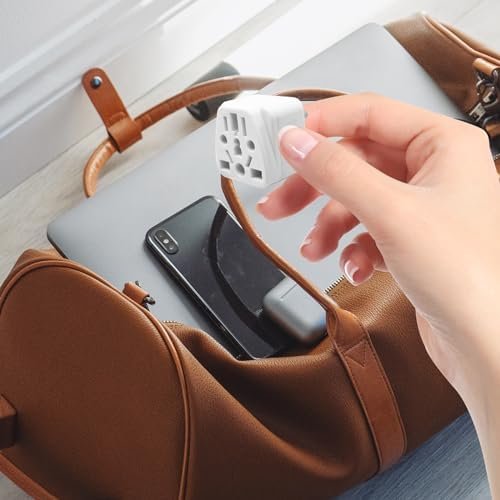 2 Pack US Travel Plug Adapter,UK to US Plug Adapter, Universal to American Outle... - Image 9