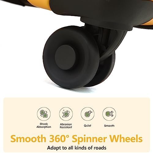 TydeCkare 2pcs 20/24" Luggage Set Lightweight HardShell, 20" Carry On 21.65 * 15... - Image 6